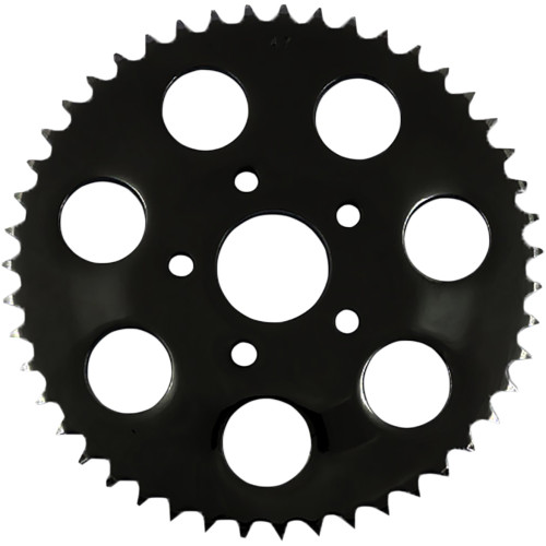 Drag Specialties Rear Sprocket - Black - Flat - 46 Tooth