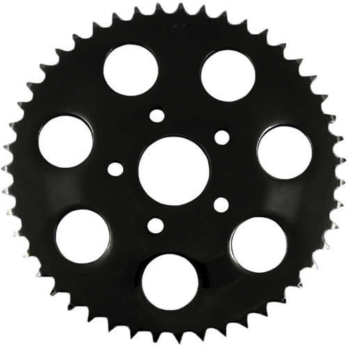 DRAG SPECIALTIES 1210-1832 Drag Specialties Rear Sprocket - Black - Flat - 46 Tooth