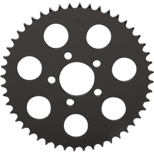 Drag Specialties Rear Sprocket - Flat - Gloss Black - 48 Tooth - Big Twin