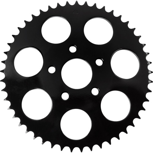 Drag Specialties Rear Sprocket - Black - Dished - 49 Tooth