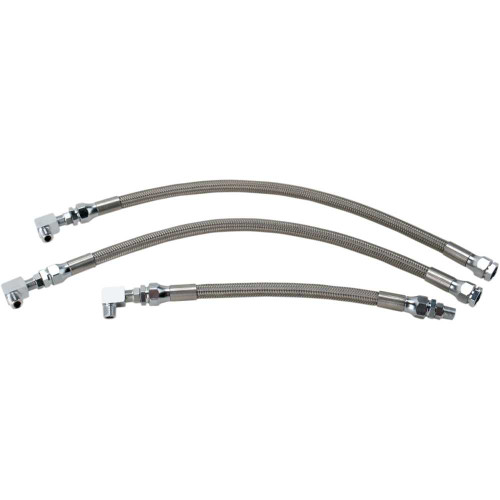 DRAG SPECIALTIES 0711-0042 Drag Specialties Oil Line Kit - Stainless Steel - Dyna