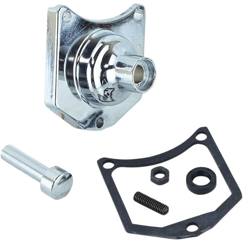 DRAG SPECIALTIES 2110-0980 Drag Specialties End Cover - Solenoid/Starter Button - Chrome