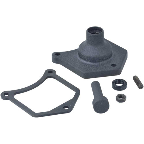 DRAG SPECIALTIES 2110-0993 Drag Specialties End Cover - Solenoid/Starter Button - Black Wrinkle