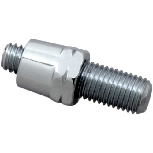 DRAG SPECIALTIES DS-302149 Drag Specialties Adapter - Mirror - Stealth - Reverse Thread - Right - Chrome