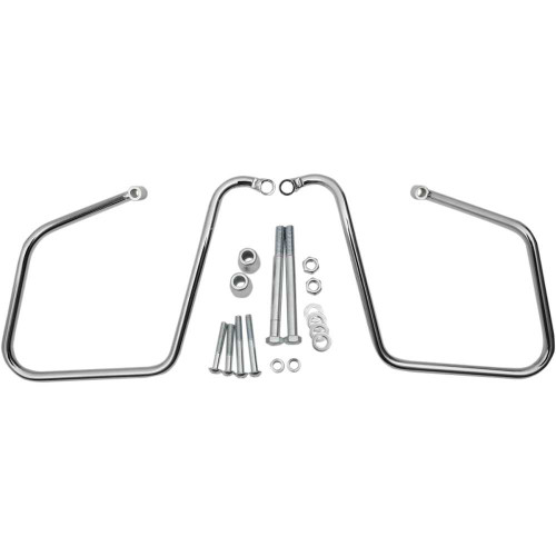 DRAG SPECIALTIES 3501-0964 Drag Specialties Saddlebag Support - Chrome - Fxd '08-'17