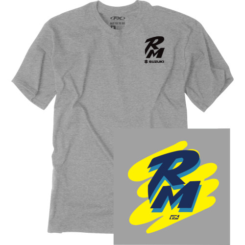 Suzuki Retro Rm T-Shirt - Heather Gray - Xl 28-87416