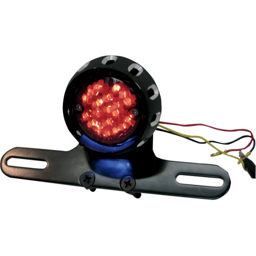 Drag Specialties Taillight/License Plate Mount - Black