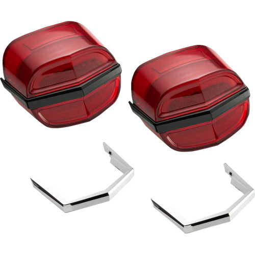 CIRO 40931 Taillights - Red Lens - Tri Glide 40931