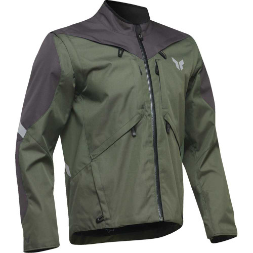 THOR 2920-0867 Terrain Jacket - Army/Charcoal - Medium