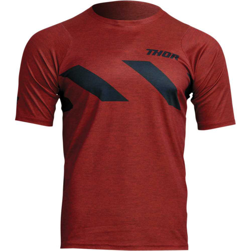 THOR 5020-0002 Thor Assist Hazard Short-Sleeve Jersey - Brick/Heather - Small