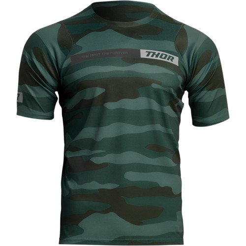 Thor Assist Jersey - Short-Sleeve - Camo Green - Small