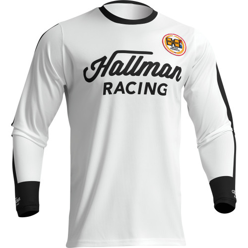 Thor Hallman Differ Roosted Jersey - White/Black - Small