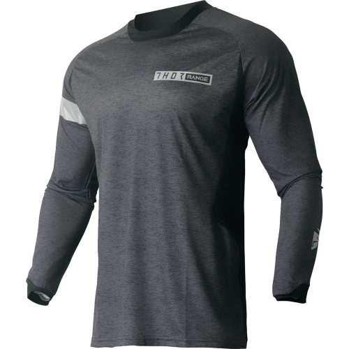 THOR 2910-7477 Thor Range Jersey - Black/Gray - Medium