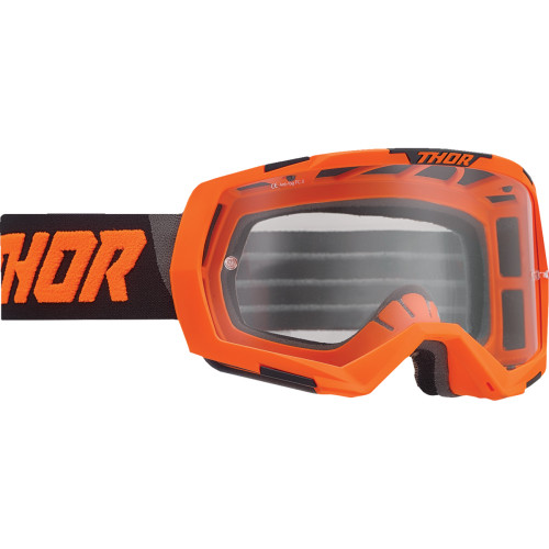 Thor Regiment Goggles - Flo Orange/Black - Clear