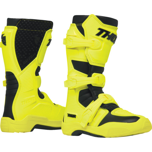 Thor Youth Blitz Xr Boots - Acid/Black - Size 6