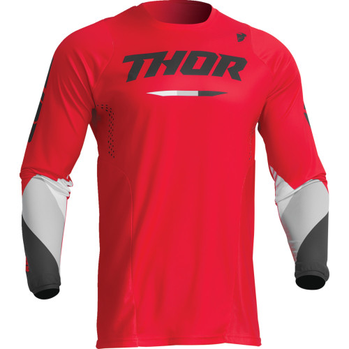 Thor Youth Pulse Tactic Jersey - Red - Large