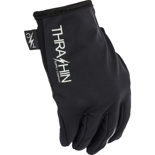 Thrashin Supply Co. Windbreaker Stealth Gloves - Black - Medium Sv1-19-09 Thrashin Supply Co. Windbreaker Stealth Gloves - Black - Medium Sv1-19-09