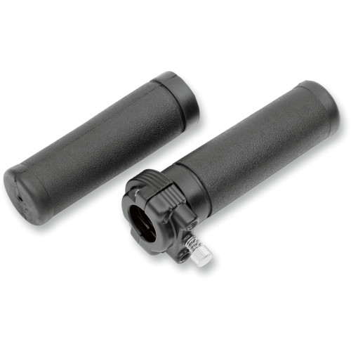 Drag Specialties Throttle Assembly - Dual Cable - Black Drag Specialties Throttle Assembly - Dual Cable - Black