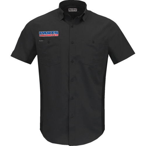 Throttle Threads Parts Unlimited Vented Shop Shirt - Black - 4Xl Psu37St26Bk4X