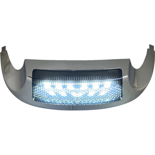 Custom Dynamics Led Front Fender Tip - White Led/Smoke Lens - Chrome Gen-Ft-Ws Custom Dynamics Led Front Fender Tip - White Led/Smoke Lens - Chrome Gen-Ft-Ws