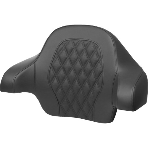Tour-Pak Backrest Pad - Lattice Stitch - Blue Stitch - Fl '14-'24 814-07-15001