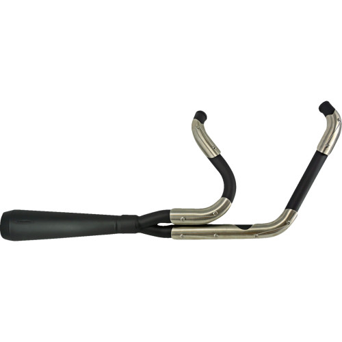 Trask 2-Into-1 Assault Exhaust System - Black Ceramic - With Bags Tm-5053Bk