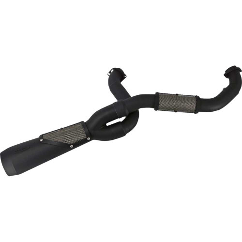TRASK TM5131BK Trask 2-Into-1 Big Sexy Exhaust System - Black Tm-5131Bk