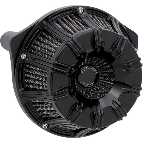 ARLEN NESS 600010 Arlen Ness Inverted Series Air Cleaner Kit - Black 600-010