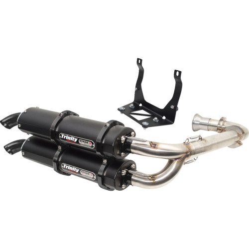 Trinity Racing Stage 5 Dual Exhaust - Cerakote Black Tr-4161D-C2 Trinity Racing Stage 5 Dual Exhaust - Cerakote Black Tr-4161D-C2