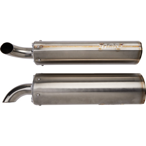 Trinity Racing Stainless Steel Slip-On Mufflers Tr-4160S-Ss