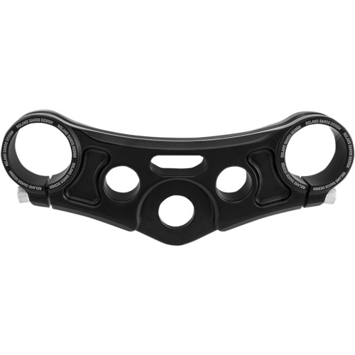 Rsd Top Triple Clamp - Gloss Black - With Riser Holes 0208-2108-B