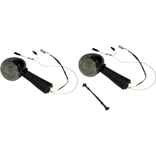 Custom Dynamics Rear Led Turn Signal Ringz - Smoke - Scout Pb-Scout-Rr-Bs