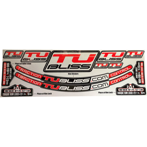 Tubliss Rim Sticker Kit Sk1 Tubliss Rim Sticker Kit Sk1