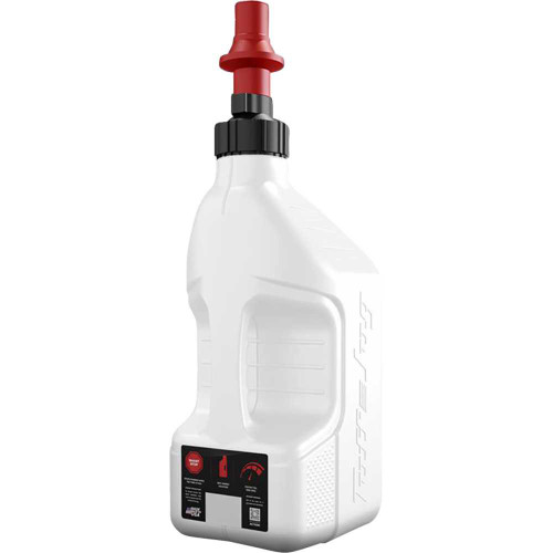 TUFF JUG WURRVS10 Tuff Jug - Container - With View Strip/Ripper Cap - White - 2.7 Us Gal Wurrvs10