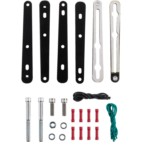 Saddlemen Turn Signal Relocation Kit - Sportster - Black 2020-0422