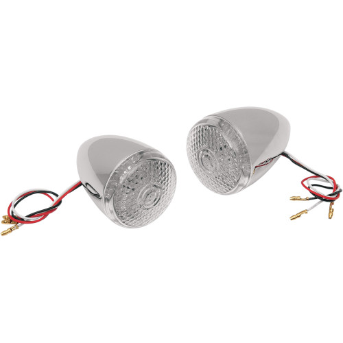 Drag Specialties Turn Signal Kit - Clear/Red - Rear Drag Specialties Turn Signal Kit - Clear/Red - Rear