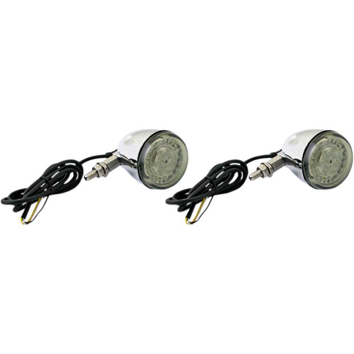 CUSTOM DYNAMICS PBUNVECEAWC Custom Dynamics Front Turn Signal - Universal - Chrome Pb-Unv-Ece-Aw-C