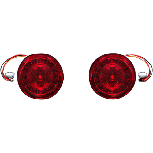 Custom Dynamics Rear Turn Signal Insert - Jae Bases - Red Pb-Rr-Jae