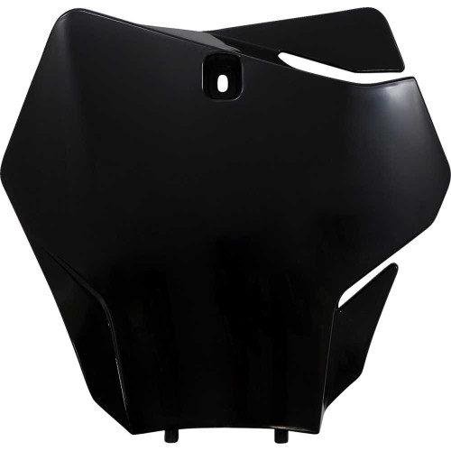 UFO GG07130001 Ufo Front Number Plate - Black Gg07130-001