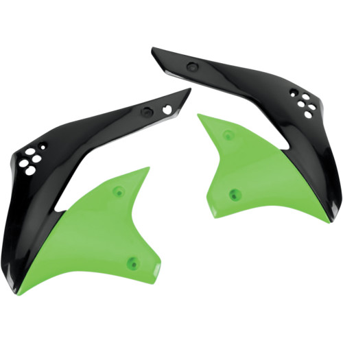 Ufo Radiator Shrouds - Green Ka03770-026
