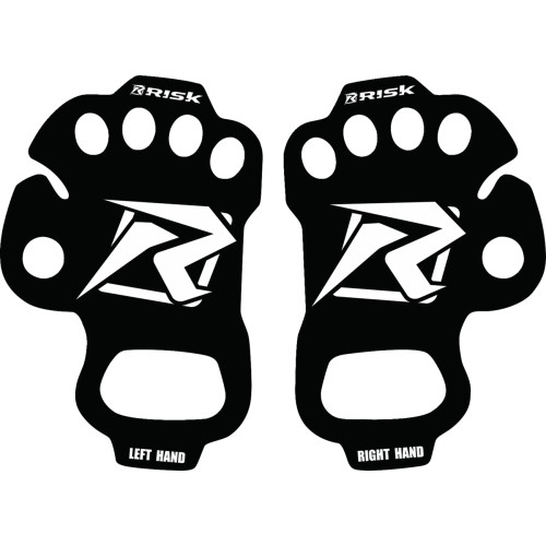 Ultra Thin Palm Protectors - Black - Large 12698