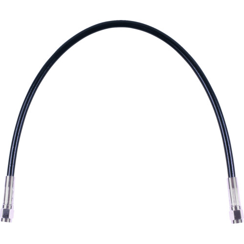 Universal Xr Brake Line - 23" - Black W/ Chrome Fittings Sbc0500-23