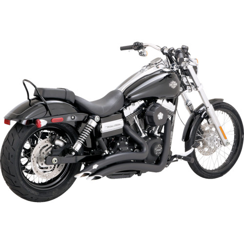 Vance & Hines 2-Into-2 Big Radius Exhaust System - Matte Black 46081