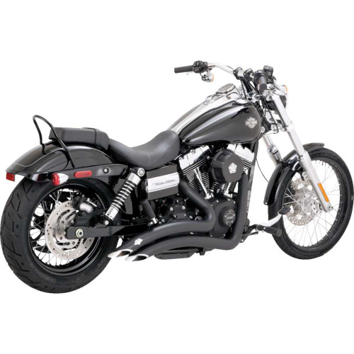 VANCE & HINES 46081 Vance & Hines 2-Into-2 Big Radius Exhaust System - Matte Black 46081