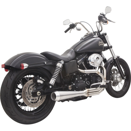Bassani Xhaust Road Rage 3 Exhaust - Stainless - '91-'17 Dyna 1D1Ss