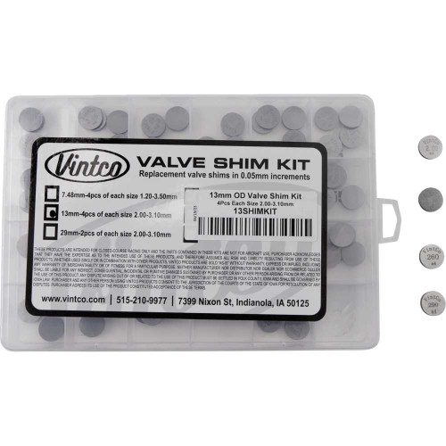 VINTCO 13SHIMKIT Vintco Shim Kit - 13.00 Mm - 2.00 Mm-3.10 Mm 13Shimkit