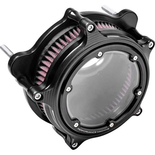 PERFORMANCE MACHINE (PM) 02062166SMB Vision Air Cleaner Kit - Black Ops 0206-2166-Smb