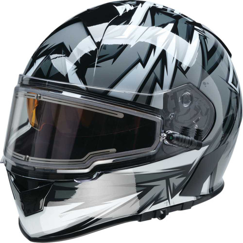 Z1R 0101-17205 Warrant Snow Helmet - Neuron - Gray/White - Medium