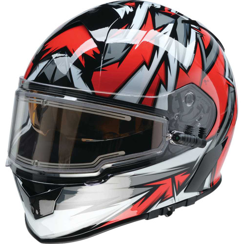 Z1R 0101-17219 Warrant Snow Helmet - Neuron - Red/White - Medium