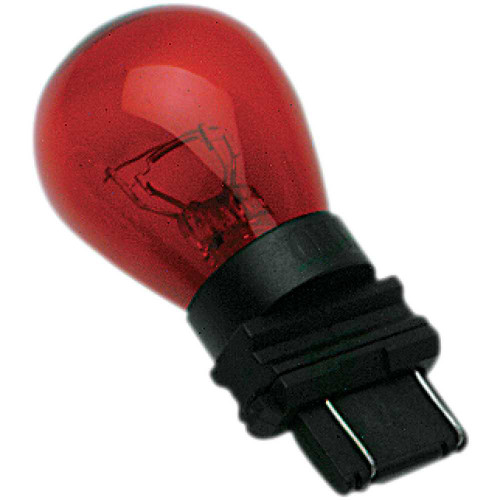 DRAG SPECIALTIES 7805-2001 Drag Specialties Wedge Bulb - Dual-Filament - Red